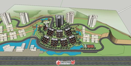探索山地住宅 从户型图到SketchUp模型库的精品资源